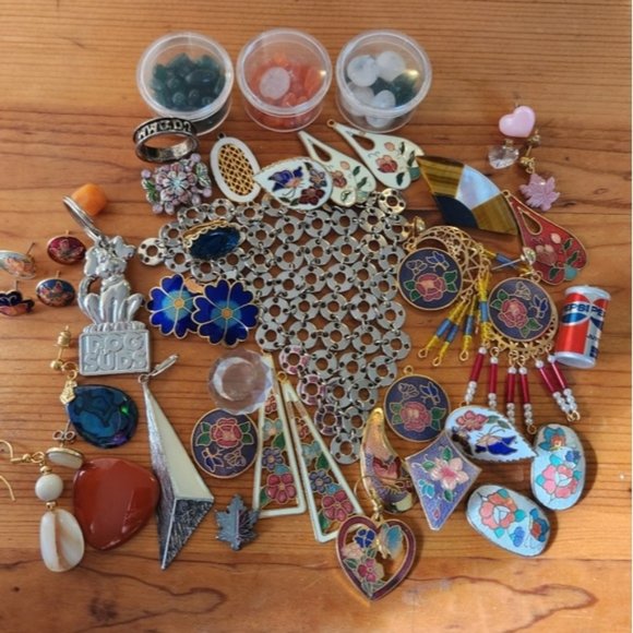 Vintage Jewelry Vintage Modern Lot Craft Broken Repair Costume